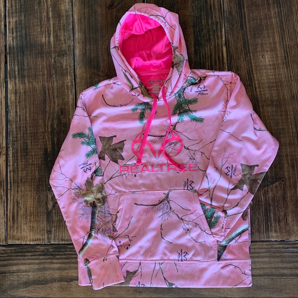 pink camo hoodie